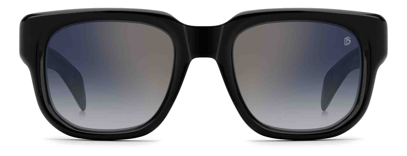 David Beckham DB7146/S Black/Blue-Gold Gradient Mirror #colour_black-blue-gold-gradient-mirror