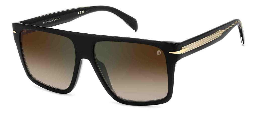 David Beckham DB7149/S Black/Brown-Green Gradient Mirror #colour_black-brown-green-gradient-mirror