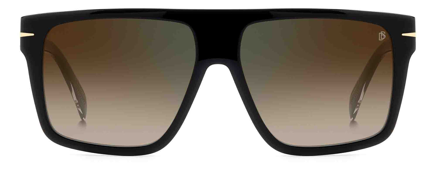 David Beckham DB7149/S Black/Brown-Green Gradient Mirror #colour_black-brown-green-gradient-mirror