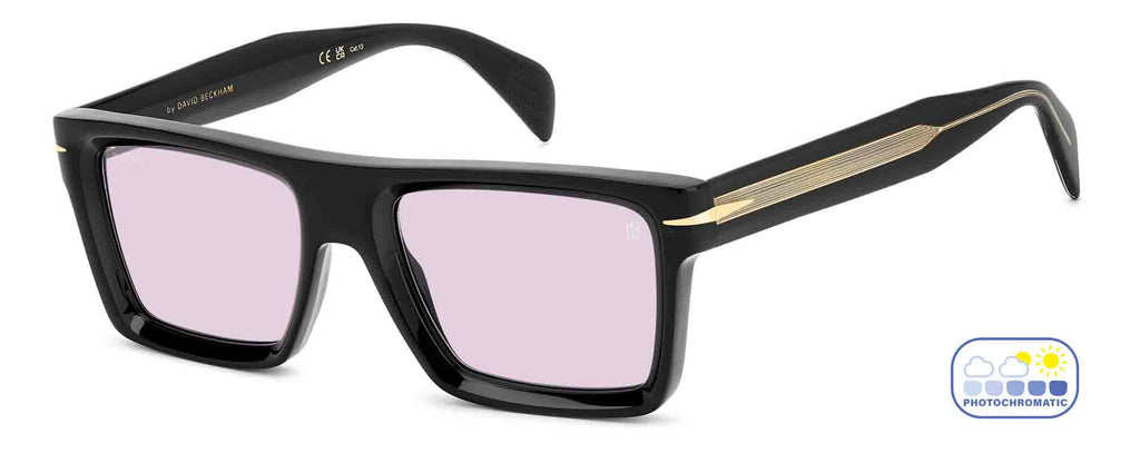 David Beckham DB 7148/S#colour_black/violet-grey