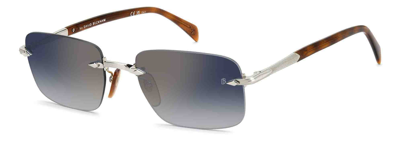 David Beckham DB1195/S Palladium/Blue-Gold Gradient Mirror #colour_palladium-blue-gold-gradient-mirror