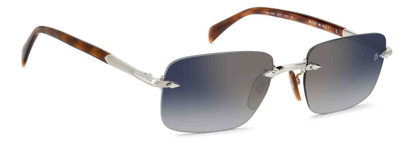 David Beckham DB1195/S Palladium/Blue-Gold Gradient Mirror #colour_palladium-blue-gold-gradient-mirror