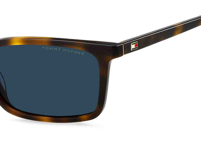 Tommy Hilfiger TH2288/S Havana/Blue #colour_havana-blue