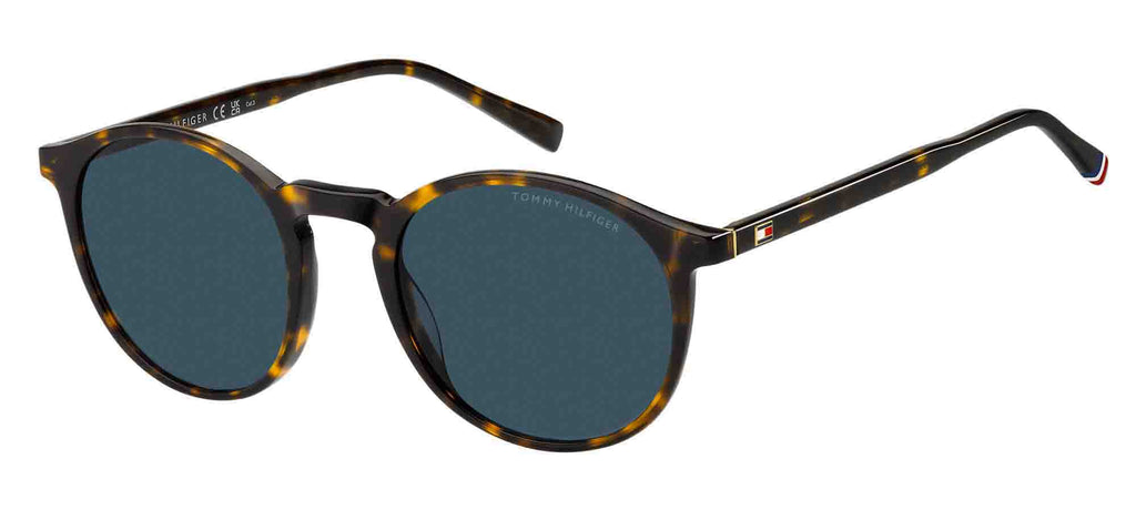 Tommy Hilfiger TH2267/S Havana/Blue #colour_havana-blue