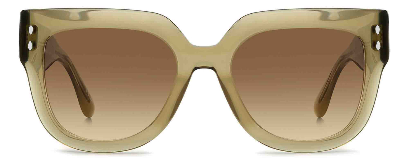 Isabel Marant IM 0225/S Green/Brown Ochra Gradient #colour_green-brown-ochra-gradient