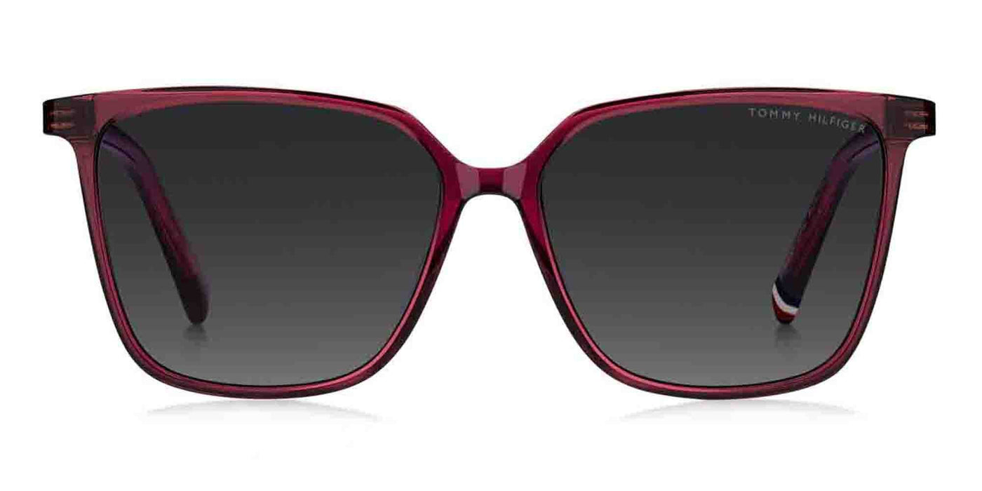 Tommy Hilfiger TH2292/S Burgundy/Dark Grey Gradient #colour_burgundy-dark-grey-gradient
