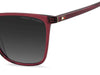 Tommy Hilfiger TH2292/S Burgundy/Dark Grey Gradient #colour_burgundy-dark-grey-gradient