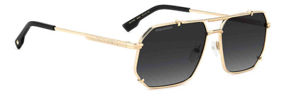 DSQUARED2 D2 0175/S Gold/Dark Grey Gradient #colour_gold-dark-grey-gradient