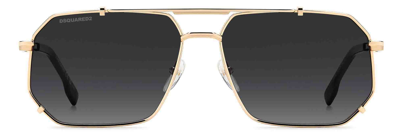 DSQUARED2 D2 0175/S Gold/Dark Grey Gradient #colour_gold-dark-grey-gradient