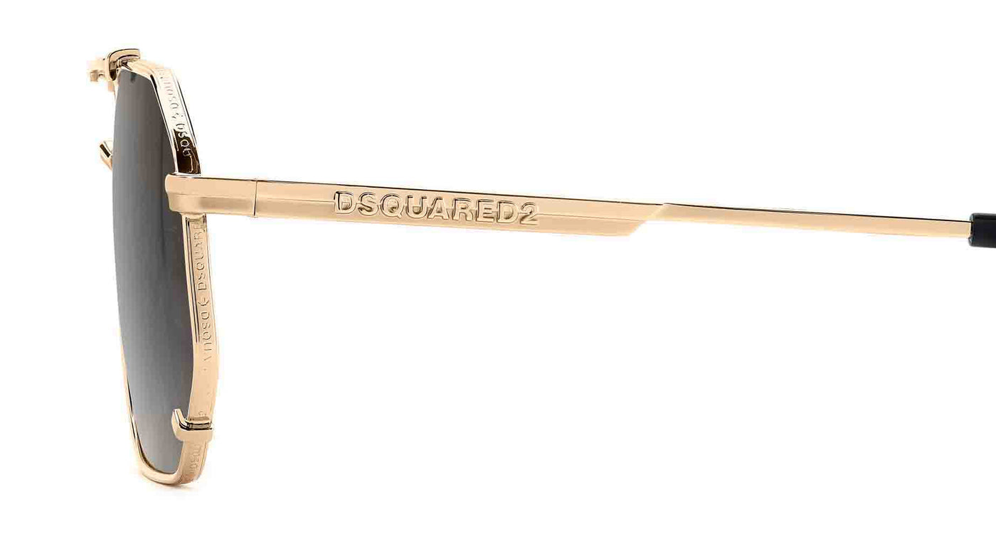 DSQUARED2 D2 0175/S Gold/Dark Grey Gradient #colour_gold-dark-grey-gradient