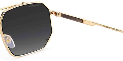 DSQUARED2 D2 0175/S Gold/Dark Grey Gradient #colour_gold-dark-grey-gradient