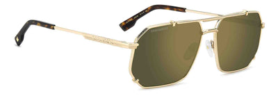 DSQUARED2 D2 0175/S Gold/Green Gold Mirror #colour_gold-green-gold-mirror