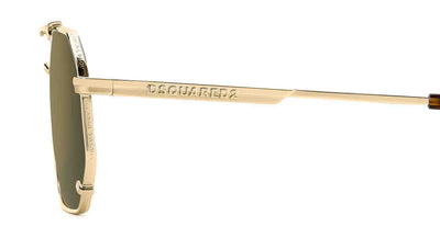 DSQUARED2 D2 0175/S Gold/Green Gold Mirror #colour_gold-green-gold-mirror