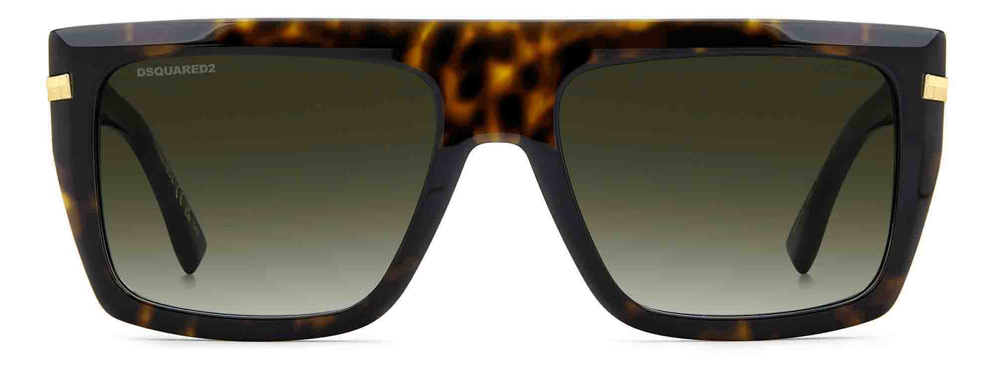 DSQUARED2 D2 0177/S Havana/Green Gradient #colour_havana-green-gradient