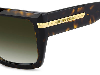 DSQUARED2 D2 0177/S Havana/Green Gradient #colour_havana-green-gradient