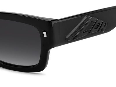 DSQUARED2 ICON 0027/S Black/Dark Grey Gradient #colour_black-dark-grey-gradient