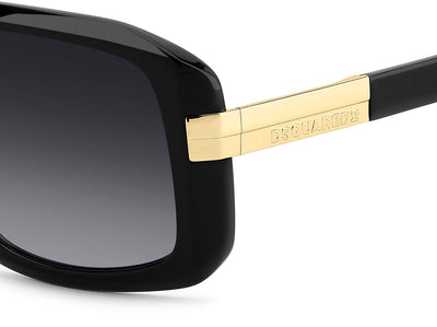 DSQUARED2 D2 0178/S Black/Dark Grey Gradient #colour_black-dark-grey-gradient