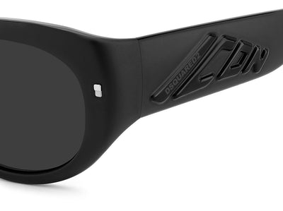 DSQUARED2 ICON 0028/S Black/Grey #colour_black-grey