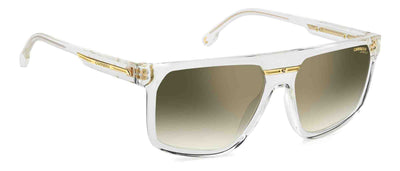 Carrera Victory C 14/S Crystal/Green Shaded Gradient Mirror #colour_crystal-green-shaded-gradient-mirror