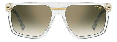 Carrera Victory C 14/S Crystal/Green Shaded Gradient Mirror #colour_crystal-green-shaded-gradient-mirror