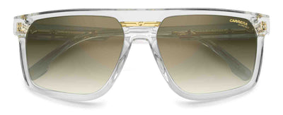 Carrera Victory C 14/S Crystal/Green Shaded Gradient Mirror #colour_crystal-green-shaded-gradient-mirror
