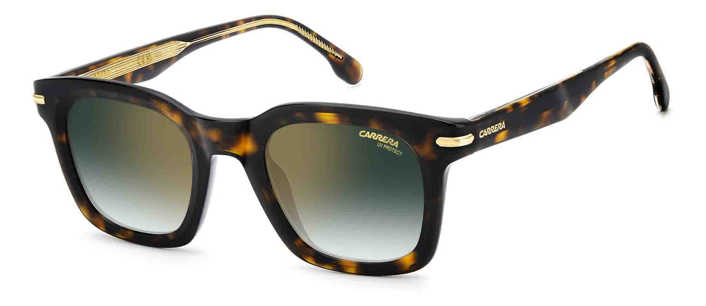Carrera 365/S Havana/Green Shaded Gold Gradient #colour_havana-green-shaded-gold-gradient