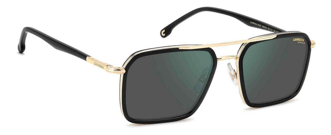 Carrera 362/S Black/Green Grey Mirror #colour_black-green-grey-mirror