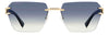 DSQUARED2 D2 0173/S Gold/Azure Gradient #colour_gold-azure-gradient
