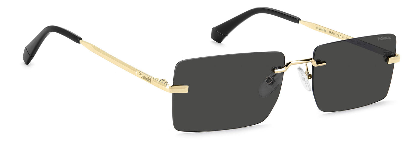 Polaroid PLD 6245/S Gold/Grey Polarised Gradient #colour_gold-grey-polarised-gradient