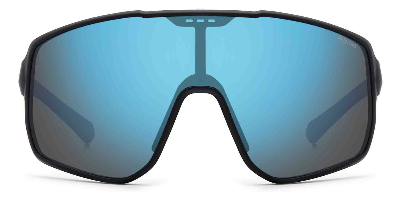 Polaroid PLD 7060/S Black/Blue Polarised Mirror #colour_black-blue-polarised-mirror