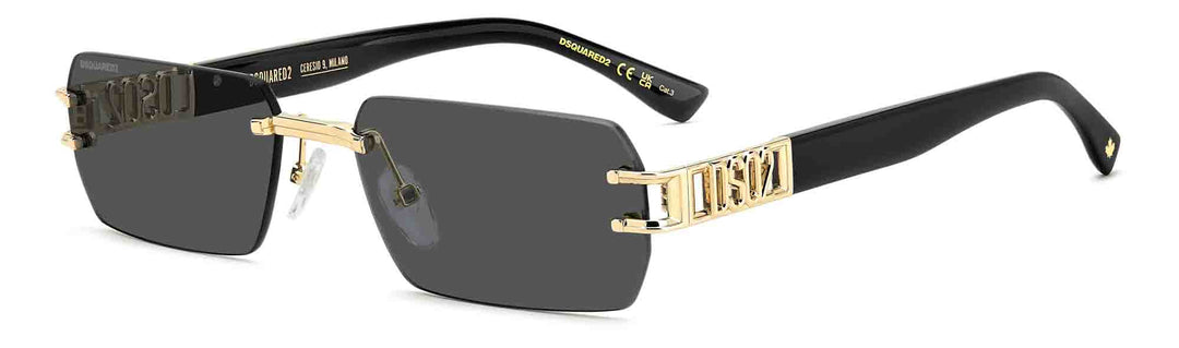 ✨DSQUARED2 SUNGLASSES✨ディースクエアード サングラス DSQUARED2 D2 0189/S Rectangle Sunglasses | Fashion Eyewear