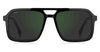 Boss 1894/S #colour_black-grey-high-contrast-green-mirror