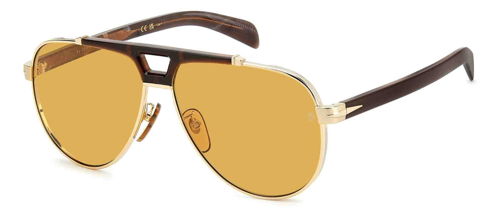 David Beckham DB 7169/S#colour_gold brown/yellow
