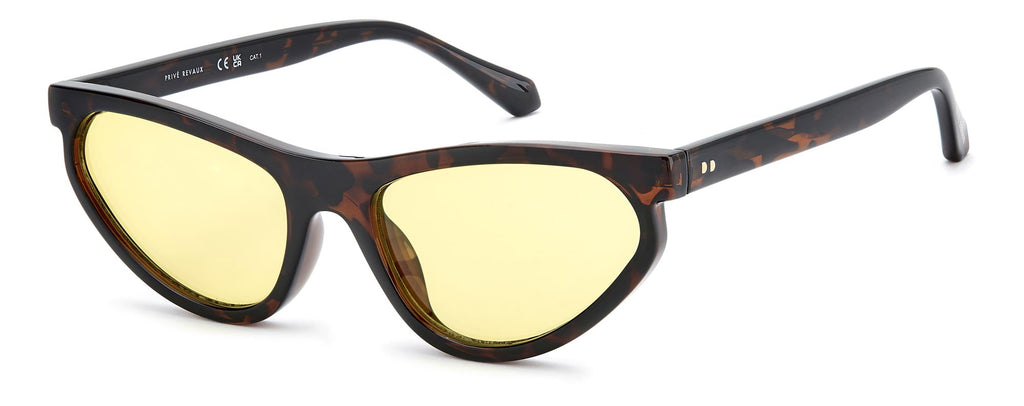 Prive Revaux PR3016/G/S#colour_havana brown/yellow