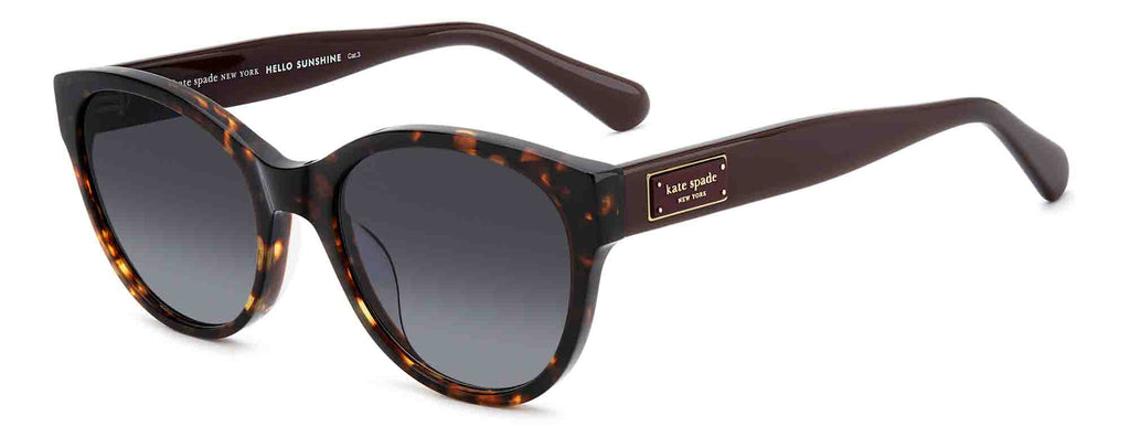 Kate Spade KS Jonnie 2/G/S#colour_havana brown/dark grey gradient