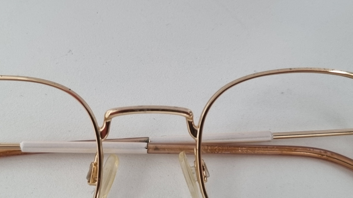 Preloved Gold Metal Tommy Hilfiger Frame