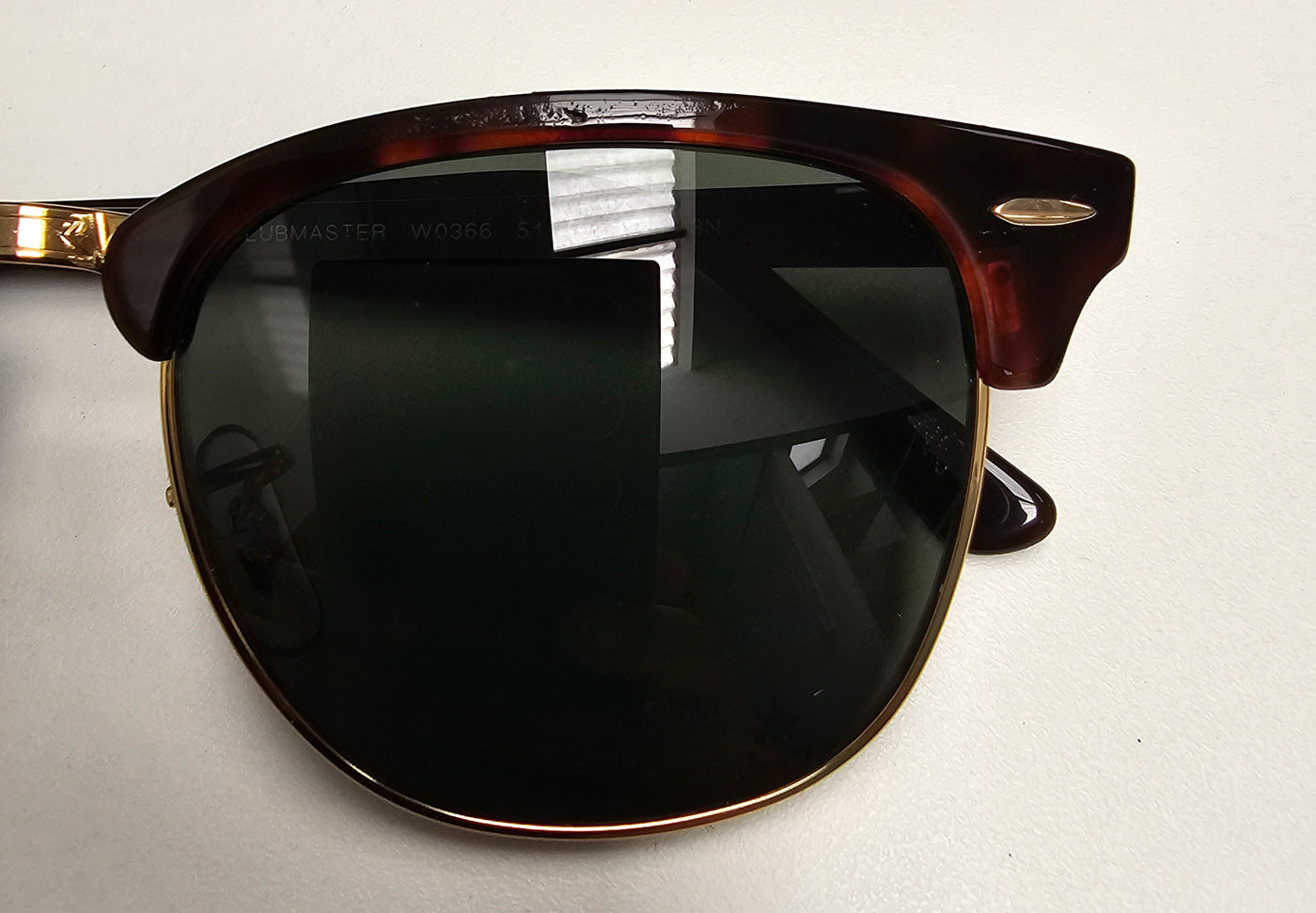 Havana and Gold Classic Rayban Clubmaster Sunglasses