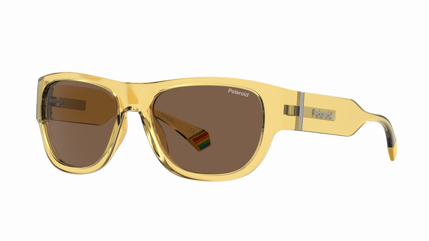 Polaroid PLD6197/S Yellow/Bronze Polarised #colour_yellow-bronze-polarised