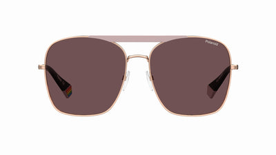 Polaroid PLD6201/S/X Matte Rose Gold/Violet Polarised #colour_matte-rose-gold-violet-polarised