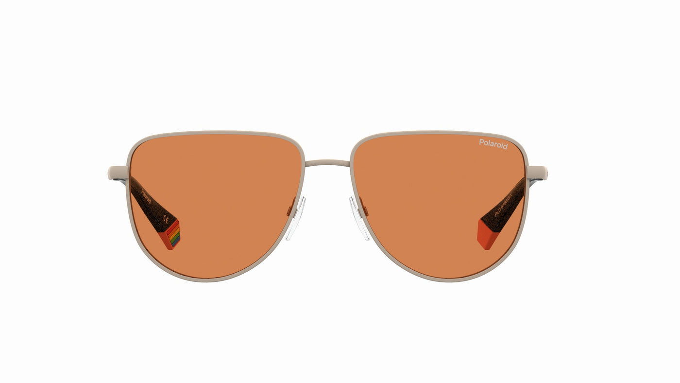 Polaroid PLD6196/S/X Matte Grey Orange/Copper Polarised #colour_matte-grey-orange-copper-polarised