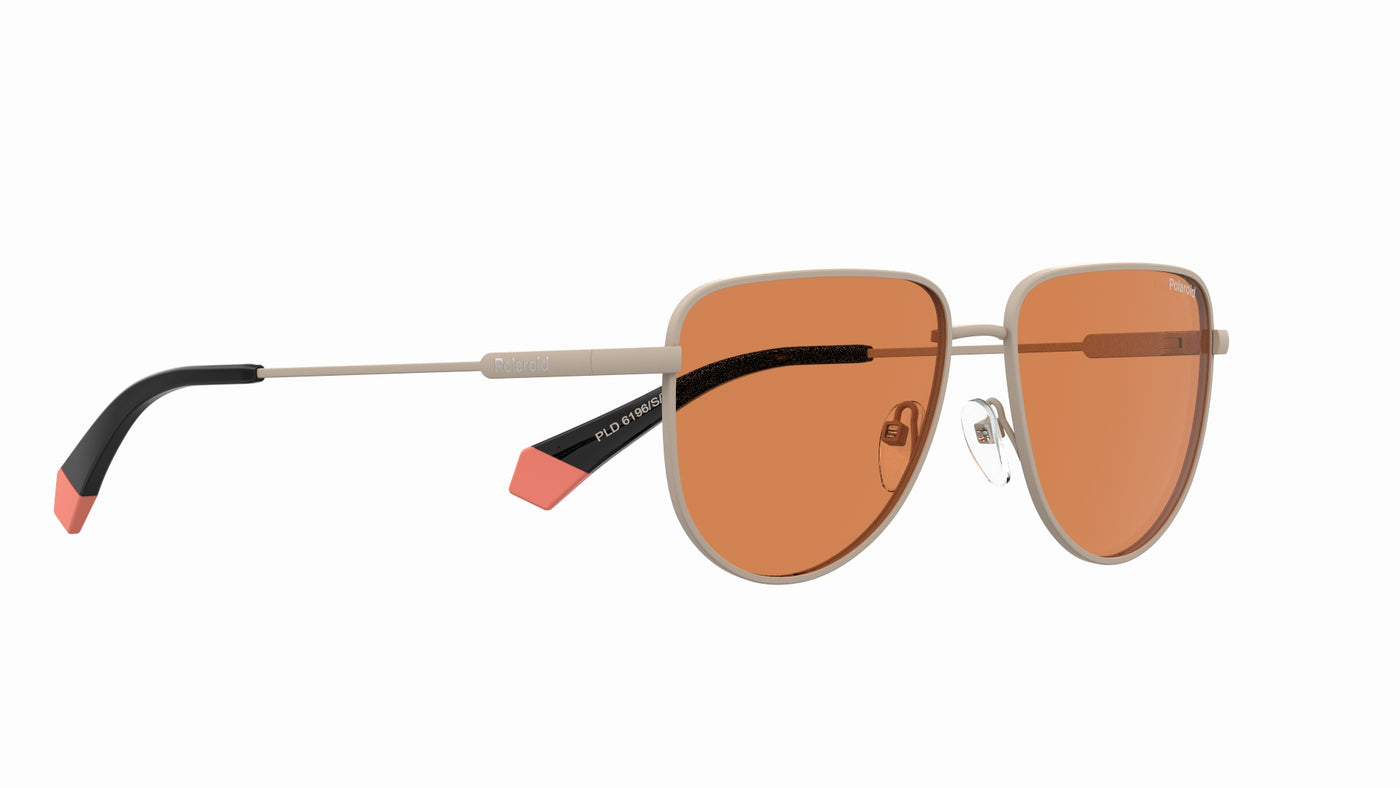 Polaroid PLD6196/S/X Matte Grey Orange/Copper Polarised #colour_matte-grey-orange-copper-polarised