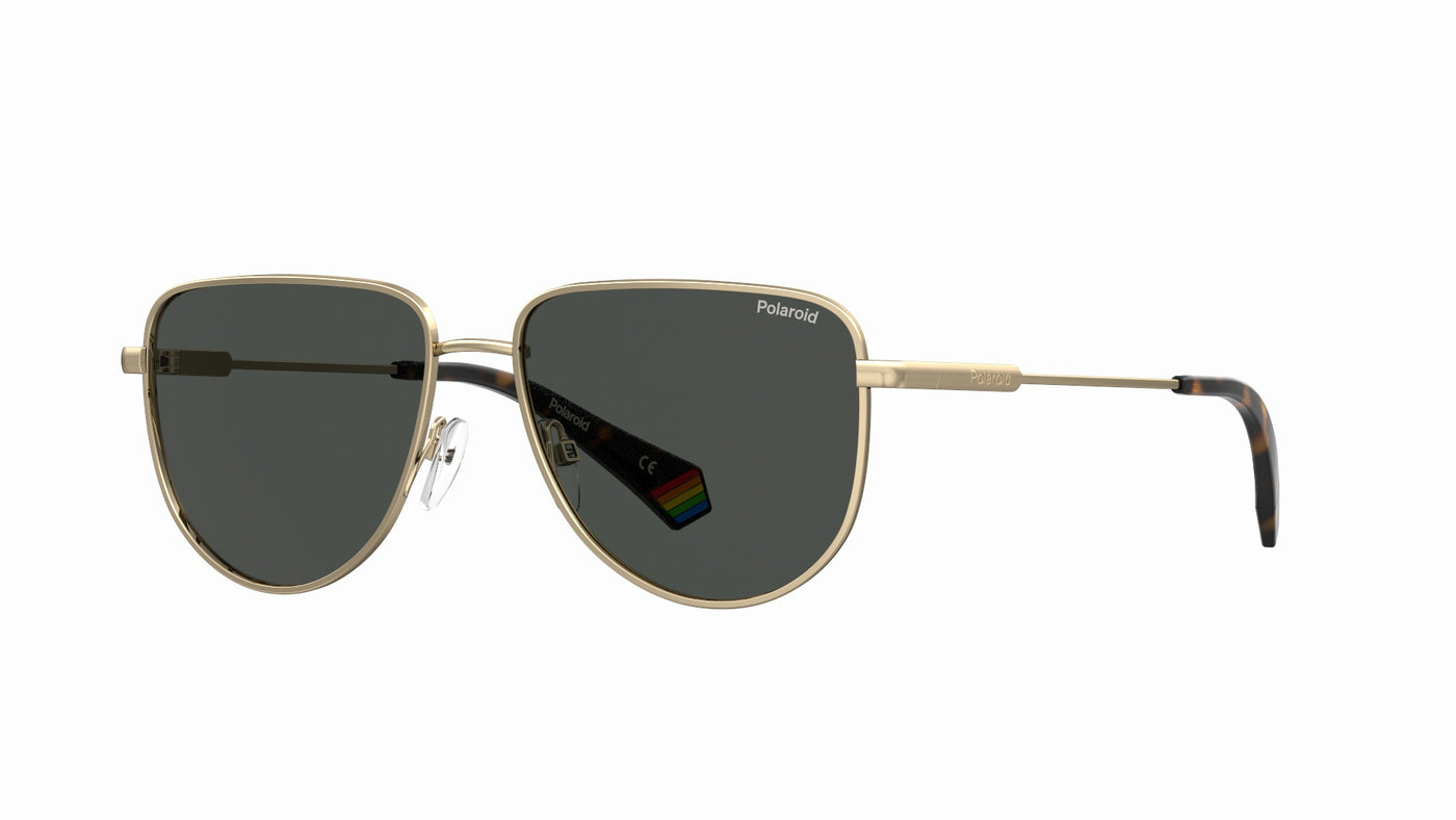 Polaroid PLD6196/S/X Gold/Grey Polarised #colour_gold-grey-polarised