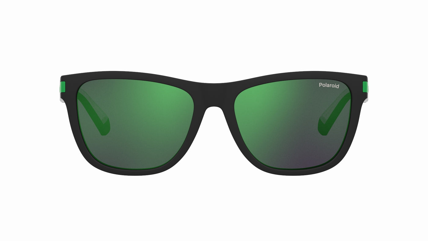 Polaroid PLD2138/S Matte Black Green/Greygreen Mirror Polarised #colour_matte-black-green-greygreen-mirror-polarised