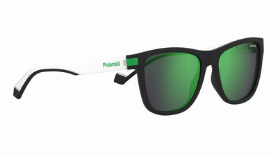 Polaroid PLD2138/S Matte Black Green/Greygreen Mirror Polarised #colour_matte-black-green-greygreen-mirror-polarised