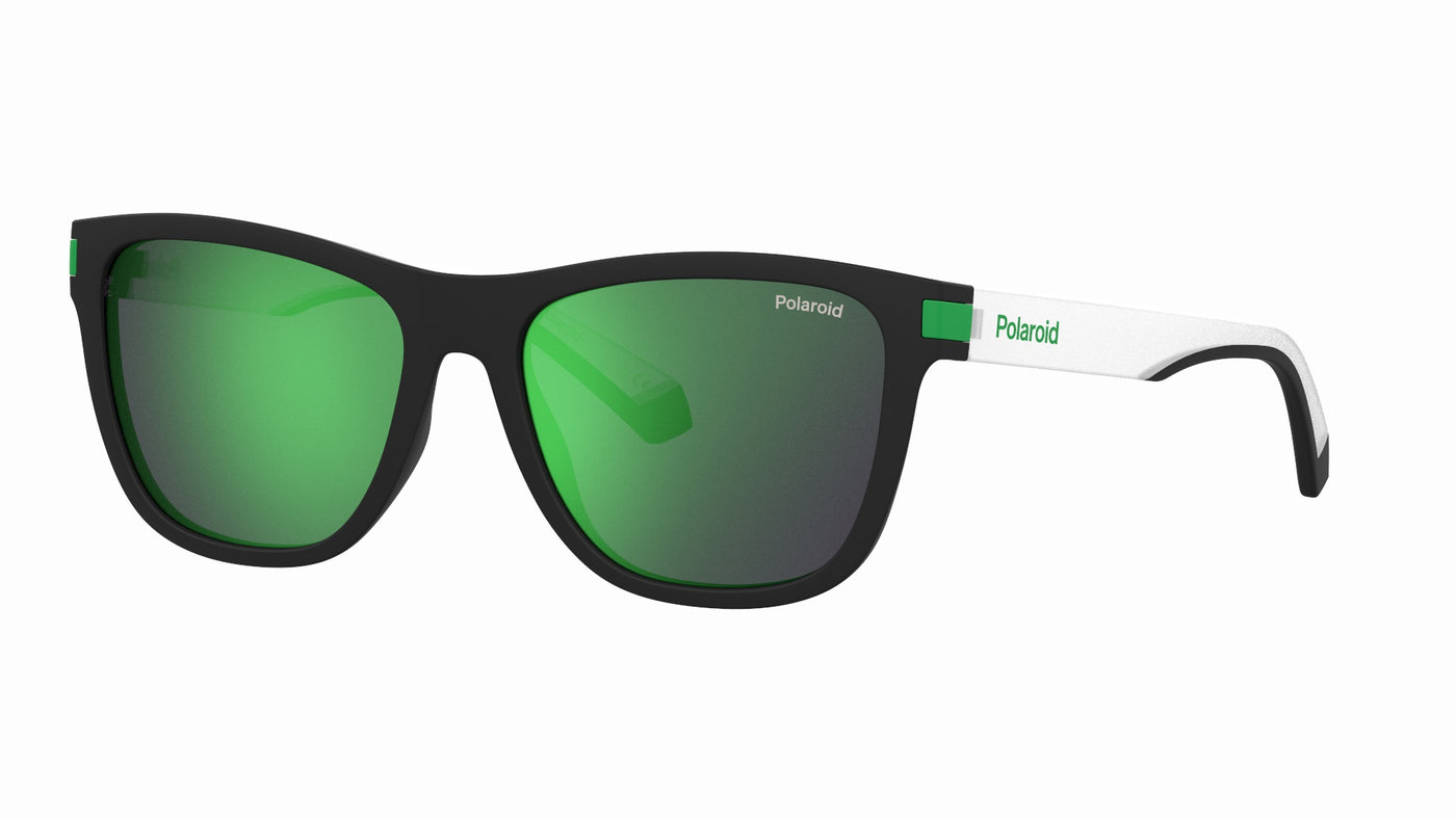 Polaroid PLD2138/S Matte Black Green/Greygreen Mirror Polarised #colour_matte-black-green-greygreen-mirror-polarised