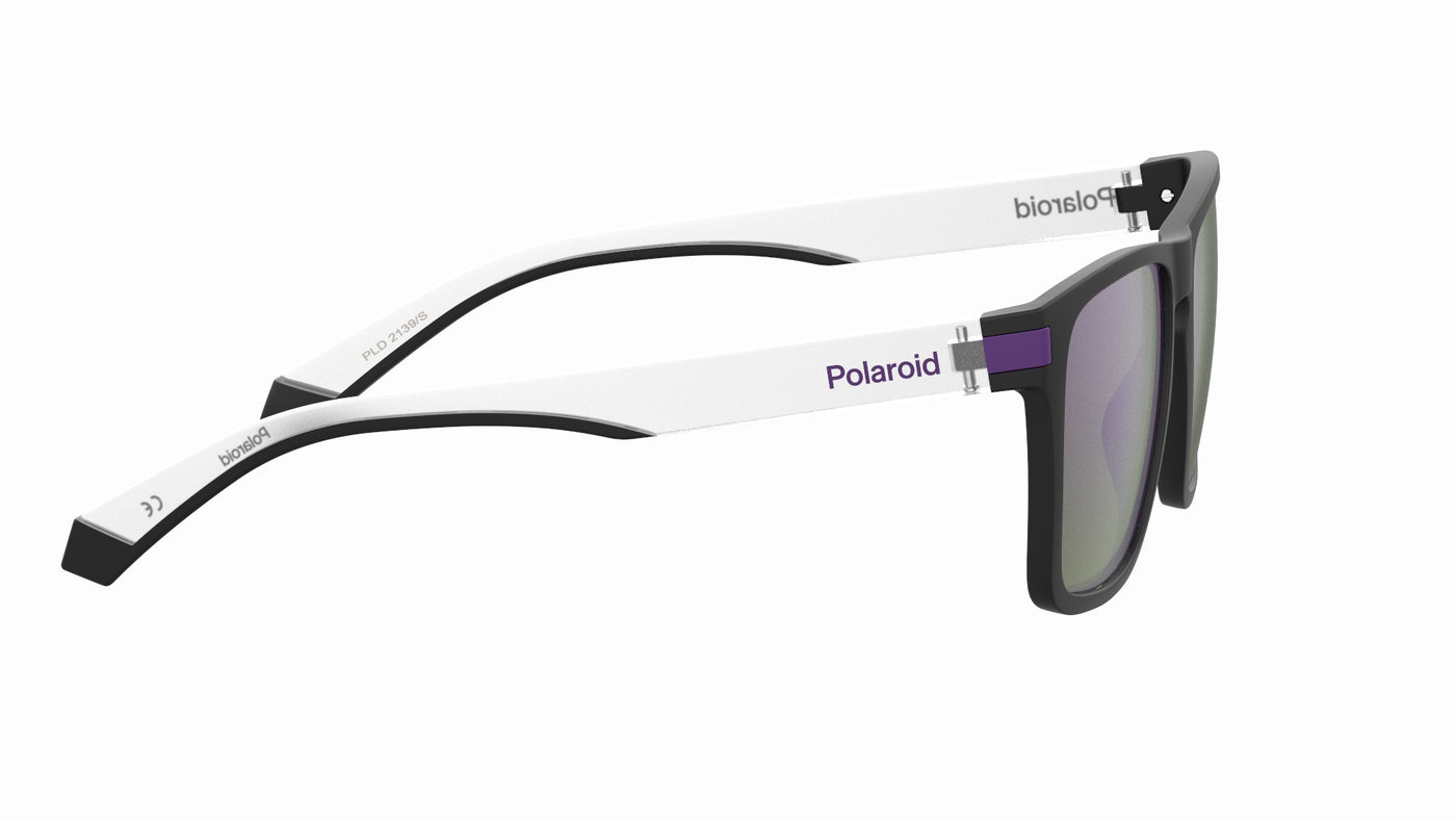 Polaroid PLD2139/S Matye Black Violet/Violet Mirror Polarised #colour_matye-black-violet-violet-mirror-polarised