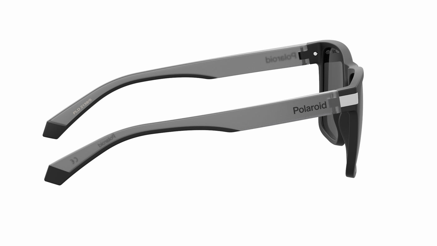 Polaroid PLD2139/S Matte Black Grey/Grey Polarised #colour_matte-black-grey-grey-polarised