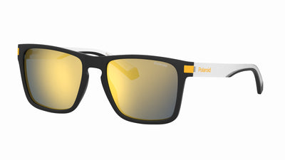 Polaroid PLD2139/S Matte Black Yellow Grey/Gold Mirror Polarised #colour_matte-black-yellow-grey-gold-mirror-polarised