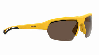 Polaroid PLD7048/S Matte Yellow/Brown Polar High Contrast Polarised #colour_matte-yellow-brown-polar-high-contrast-polarised