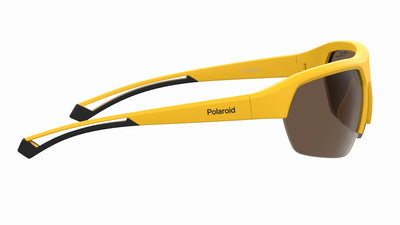 Polaroid PLD7048/S Matte Yellow/Brown Polar High Contrast Polarised #colour_matte-yellow-brown-polar-high-contrast-polarised